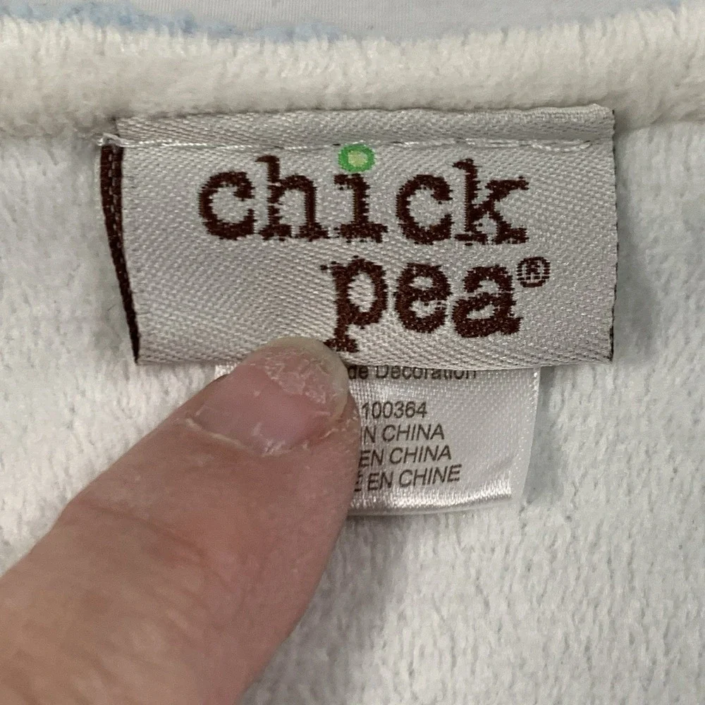 CHICK PEA Size 3-6 Months Baby Swaddle Blanket Cozy‎ Fleece Nursery Bear Papoose